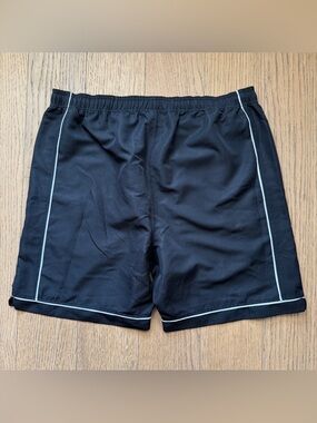 Mitre Men’s Black Woven Short with Piping - NWT Size M